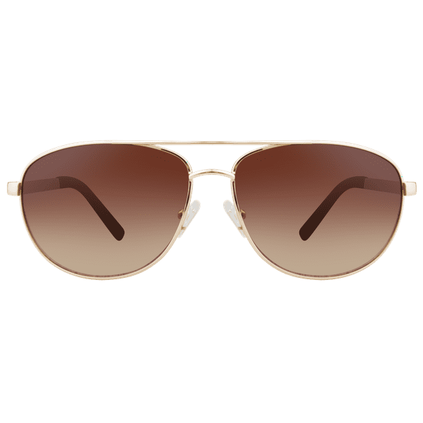 Kenneth Cole - Kenneth Cole Reaction Sunglasses Gold Brown Lens Metal ...
