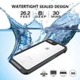 thumbnail image 2 of BELTRON aquaLife iPhone 7/8 Plus Waterproof, Shock & Drop Proof, Dirt Proof, Heavy Duty Underwater Case IP68 Rated, MIL-STD-810G Certified Features: 360 Watertight Sealed Design Grey/Black, 2 of 9