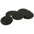 Super Sliders With Gorilla Glue Technology. 1 inch Round Black Rubber