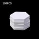 thumbnail image 1 of Hexagon Templates Set of 100 DIY Patchwork Sewing Crafts Supplies Tool, 1 of 5