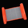 thumbnail image 4 of Cama flotante inflable para hombre y mujer, hamaca de agua portátil gruesa más grande, silla de salón para piscina, foto de verano, color naranja, 4 of 10