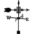 thumbnail image 1 of Metal Weathervane With Arrow Ornament, Garden H-stake Weather Vane Wind Vane Professional Measuring Tool Wind Direction, 1 of 4