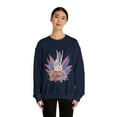 thumbnail image 3 of Peace Out Unisex Heavy Blend™ Crewneck Sweatshirt, 3 of 4