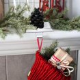 thumbnail image 5 of HWZWT 2 Pieces Christmas Stocking Holder Silver Christmas Stocking Holder Suitable for Mantel Pieces Christmas Stocking Holder Silver Christmas Stocking Holder Stocking Holder Pieces Wo, 5 of 5