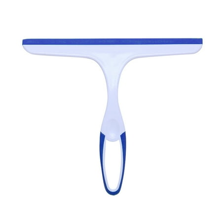 

Stamens Portable Home Glass Scraper Wiper Window Brush Cleaner Car Window Squeegee Cleaning Wiper Rubber Blades Easy to Use Tool(Blue)