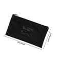 thumbnail image 2 of TEHAUX 2Pcs with Zipper Black Fake Money Pouches with External Card Slot for Organization, 2 of 6