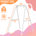 thumbnail image 2 of G TALECO GEAR Hammock Chair Stand, Outdoor Swing Frame, Indoor Swing Chair Not Included, Heavy-Duty Steel 350lbs, White, 2 of 7