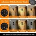 thumbnail image 4 of Nordic Hygge Motion Sensor Porch Light with GFCI Outlets, Oil-rubbed Bronze, 2 Pack, 4 of 5