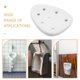 thumbnail image 2 of Filtros Accesorios de baño Decoración Colador Tapón Desagüe de urinario Embudo Tapa Universal Cerámica blanca, 2 of 6