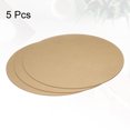 thumbnail image 3 of Uxcell 5pcs 12 Inch Wood Circles for Crafts, 0.12 Inch Thick Unfinished Blank Wooden Rounds Slice Cutouts, 3 of 7
