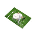 thumbnail image 3 of MKHERT Cute Piglet On Spring Green Grass Funny Animal Placemats Table Mats for Dining Room Kitchen Table Decoration 12x18 inch,Set of 6, 3 of 4