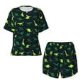 thumbnail image 4 of Lsque Dinosaurs Women's Short-Sleeved Pajama Set - 2 Piece Soft and Lightweight Sleepwear Set-X-Large, 4 of 9