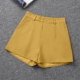 thumbnail image 6 of MYAOYI Shorts for Women Straight Leg Casual Shorts High Waisted with Pockets Work Office Business Daily Dress Shorts, 6 of 6