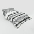 thumbnail image 3 of Ambesonne Geometric Bedding Set 3 Pcs, Triangles, Twin XL, White, 3 of 3