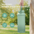 thumbnail image 5 of Momcozy 22oz Portable Breast Milk Cooler with 2 Bottles - 24 Hour Cooling, 5 of 13