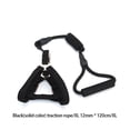 thumbnail image 4 of Arnés para cerdos, arneses para caminar, correas portátiles de nailon, cinturón seguro, resistencia a la tracción, cuerda de para Tubos y túneles para animales pequeños Negro, 0.2*120 cm XL Greeniant PT004264-08, 4 of 6