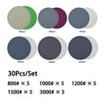 thumbnail image 1 of 30 Pcs Disques de Ponçage pour Papier de Verre Humide/sec 6 Pouces Assortis 800-3000, 1 of 9