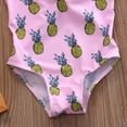 thumbnail image 4 of Styles I Love Infant Baby Girl Pineapple Cactus Printed One-Piece Swimsuit Summer Beach Bathing Swimwear (Pineapple, 100/2-3 Years), 4 of 5