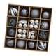 thumbnail image 2 of Adorno navideño de bola, irrompible, decoración para el hogar, accesorios para fotos, colgante navideño Gris, 2 of 9