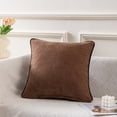 thumbnail image 3 of Decorative Throw Pillow for Sofa Bed Chair, Minimalist Solid Accent Cushion with Piped Edge for Modern Home Comfort and Styling, 3 of 8