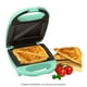 thumbnail image 2 of Mini Sandwichera Nostalgia Palcas antiadherentes Turquesa, 2 of 3