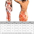 thumbnail image 2 of Vestido Sin espalda Mujer Bodycon Vestido largo Cóctel Maxi Slim Fit Ropa de fiesta en la playa Ygjytge Naranja T M para Mujer, 2 of 8