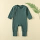 thumbnail image 1 of Mono de verano para niños y niñas, mono de bebé de manga corta con botones y cuello redondo, bonitos pantalones cortos lisos, monos de poliéster para niños, 1 of 7