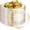 Clear, variant on 100PCS Clear Gold Plastic Bowls - 12 oz Clear Disposable Salad Bowls - Heavy Duty Disposable Soup Bowl - Fancy Plastic Ice Cream Bowl for Weddings, Parties, Dinners, Picnics,