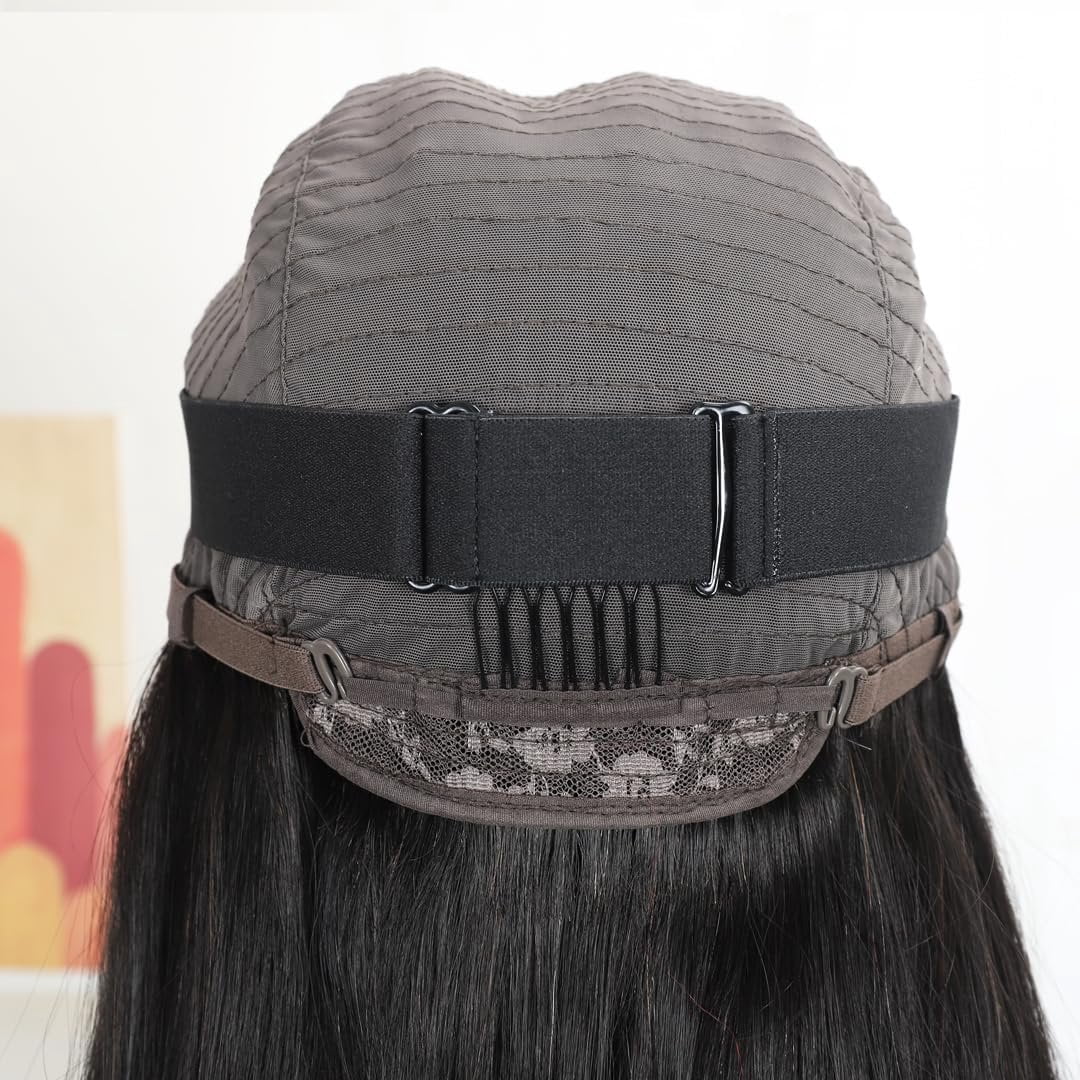 Bob Wig Human Hair Straight  Lace Front Bob Wigs for Black Women Human Hair Pre Plucked Glueless Side Part Middle Part C Part 150% Density Human Hair  Black 5X5 20 inch bob