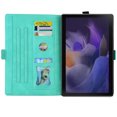 thumbnail image 5 of SaniMore Case for Samsung Galaxy Tab A8 10.5" 2022 SM-X200/X205, PU Leather Case with Embossed Butterfly Shockproof TPU Back Card/Pen Holder Anti-slip Stand Full Protective Fashion Wallet Case, Green, 5 of 10