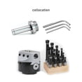 thumbnail image 4 of F1 2/3/4 Inch 50/75/100mm F1 Type Boring Head 12/18/25mm Lathe Boring Bar Milling Holder For Milling Machine Tools + Hex Wrenche, 4 of 7