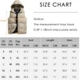 thumbnail image 5 of Men's Quilted Winter Vest Outdoor Removable Hooded Padded Puffer Vest, 5 of 5