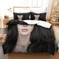 thumbnail image 1 of Girls Soft Microfiber Duvet Cover Bedding Set with Zipper Closure and Pillowcase Doublexcm), 1 of 5