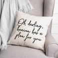 thumbnail image 2 of Creative Products Heaven Has A Plan 18x18 Spun Poly Pillow, 2 of 2