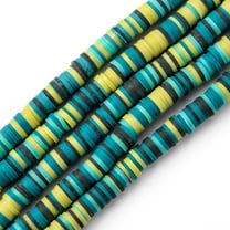 10Strand Handmade Polymer Clay Beads Strands for DIY Jewelry Crafts Supplies Heishi Beads Disc Hole: 1.8mm 6x0.5~1mm