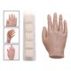 thumbnail image 4 of Práctica de entrenamiento de silicona Modelo de maniquí de mano Flexible para principiantes de uñas / uso de artistas de salón Sin titular 02 Macarena Manos de práctica de uñas, 4 of 8