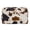 Cow-Brown, variant on Wrangler Small Travel Makeup Bag for Women Waterproof Portable Cosmetic Pouch, Cow-Brown