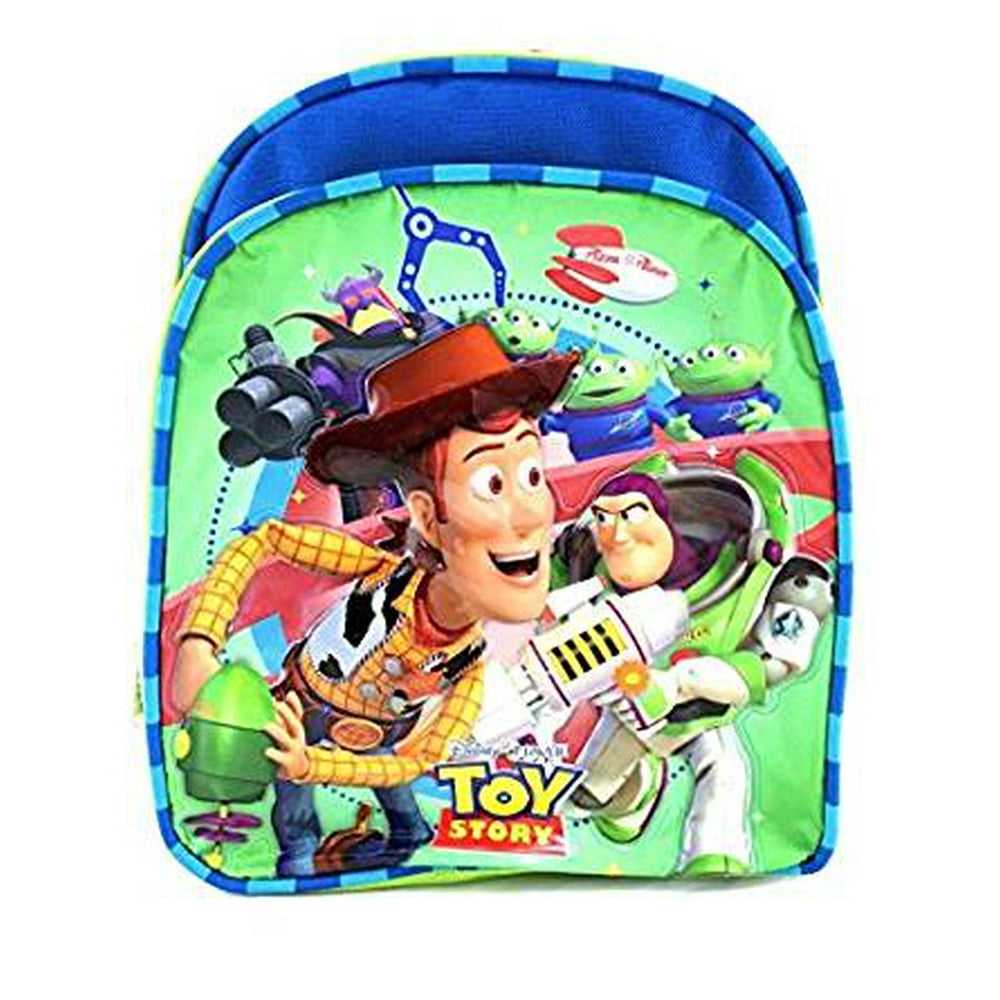 Disney Pixar Toy Story Mini Backpack Disney Green & Blue 10 New