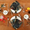 thumbnail image 4 of WOBOGO Marble Gilt Pattern Cloth Napkins 1 Piece Soft Elegant Touch Durable Absorbent Quick Drying for Elegant Dining, 4 of 8