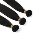 thumbnail image 3 of 3pcs/Boundle Brazilian Ombre Straight Soft Hair Extensions Total Weight 300g 12-20 Inchs LELINTA Style-Jet Black, 3 of 8