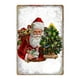 thumbnail image 2 of Letrero navideño de metal de 12x8 pulgadas, ideal para decorar paredes y puertas interiores., 2 of 6