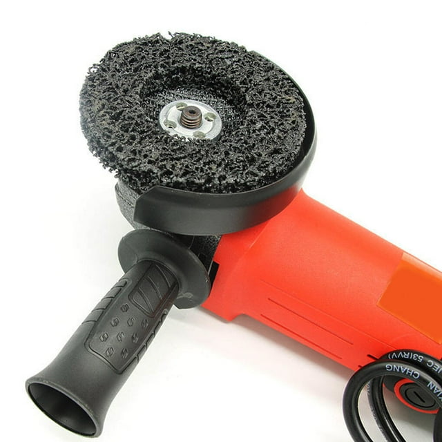 Sanding Wheel Paint Rust Removal Grinding Disc Stainless Steel Polishing Wheel, Black, 100mm, 16mm Inner Hole