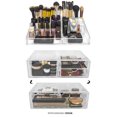 thumbnail image 3 of Sorbus Acrylic Cosmetics Makeup and Jewelry Storage Case X-Large Display Sets - Interlocking Scoop Drawers to Create Your Own Specially Designed Makeup Counter - Each Drawer Is Stackable, Detachable,, 3 of 4