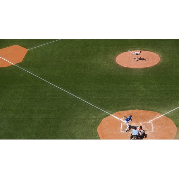 PeelnStick Poster of Diamond Sport Baseball Field Game Baseball Field