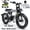 GT20S Gray, variant on 3000W Peak Dual Motor COSWHEEL GT20 Pro Electric Bike for Adults, with 48V40Ah Removable Battery,Up to 37MPH & 145 Miles, Electric Motorcycle with 7-Speed, 20"x 4.0 Fat Tire Ebikes UL2849