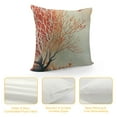 thumbnail image 4 of GOSMITH  White Watercolor Splash Coral Throw Pillow Cover Brush Artistic Reef Elegance Doodle Orange Pillow Case Decorative Men Women Boy Girl Room Cushion Cover for Home Couch Bed, 4 of 5