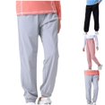 thumbnail image 5 of Odeerbi 8-16 Años Niñas Hielo Silk Sweatpants Entrenamiento Deportes Jogger Pantalones Primavera Verano Protector Solar Correr Entrenamiento de Fitness, 5 of 5