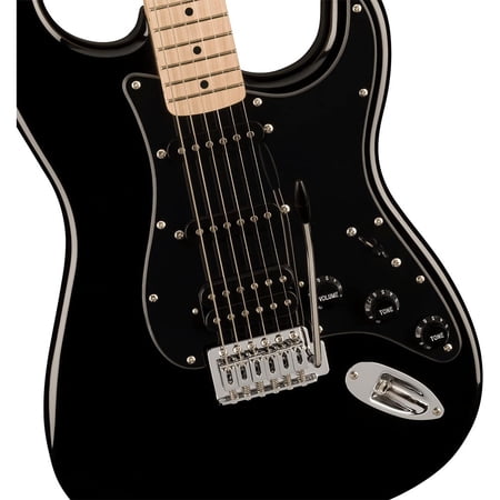 Squier by Fender / Sonic Stratocaster HSS Maple Fingerboard Black Pickguard Black スクワイヤー スクワイヤー バイ フェンダー エレキギター