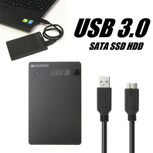 Disque dur externe USB 3.0 et USB-C - 1To - 2,5 - Disques durs