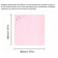thumbnail image 3 of 2pcs Toalla De Baño Bebé Con Capucha Animales Manta Suave Modelo Gris y Rosa, 3 of 4